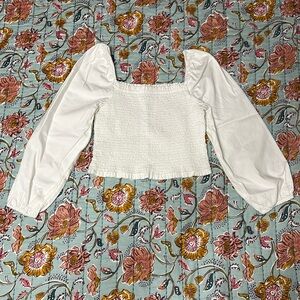 American Eagle Smocked Top